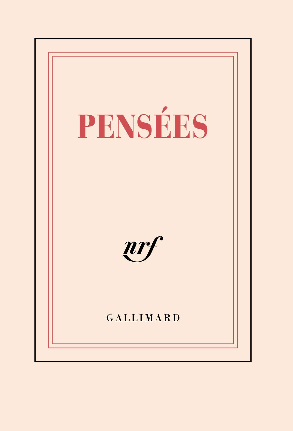Carnet poche "Pensées" (papeterie) book