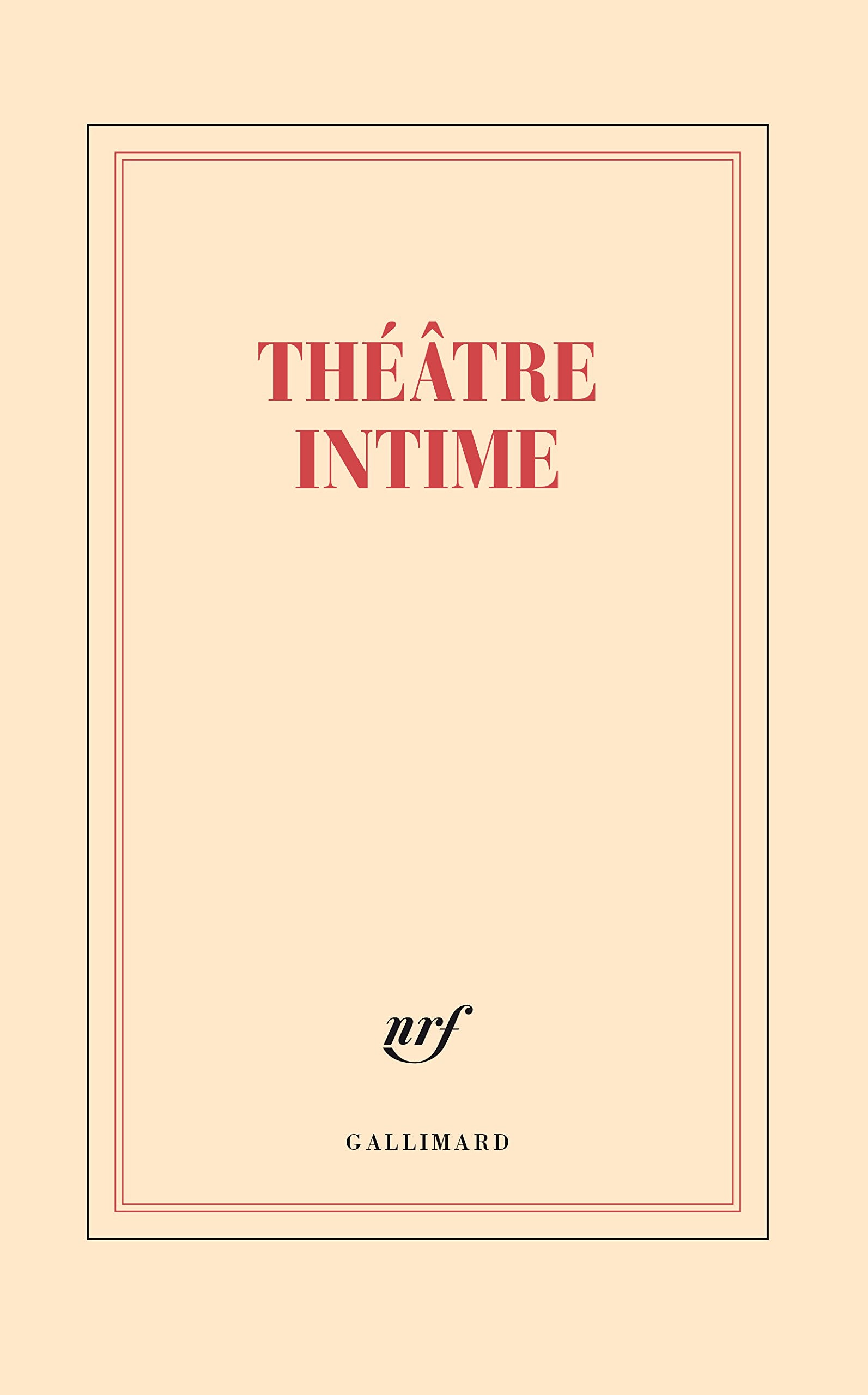 Grand carnet «Théâtre intime» (papeterie) book