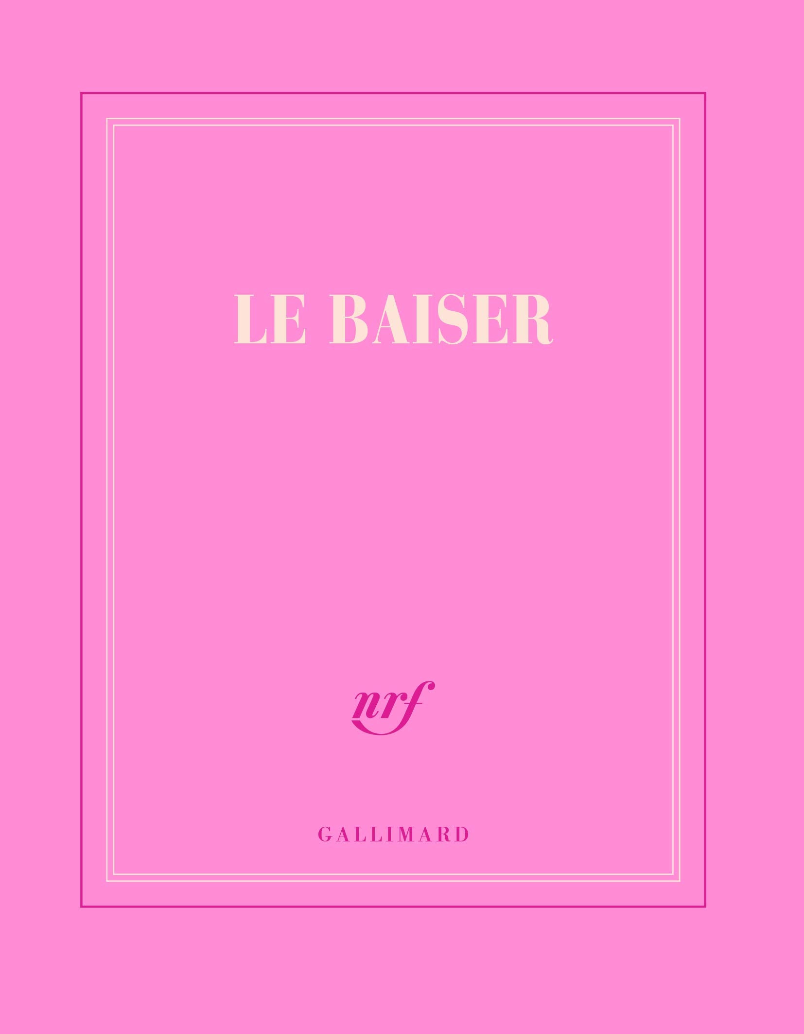 Carnet carré "Le baiser" (papeterie) book