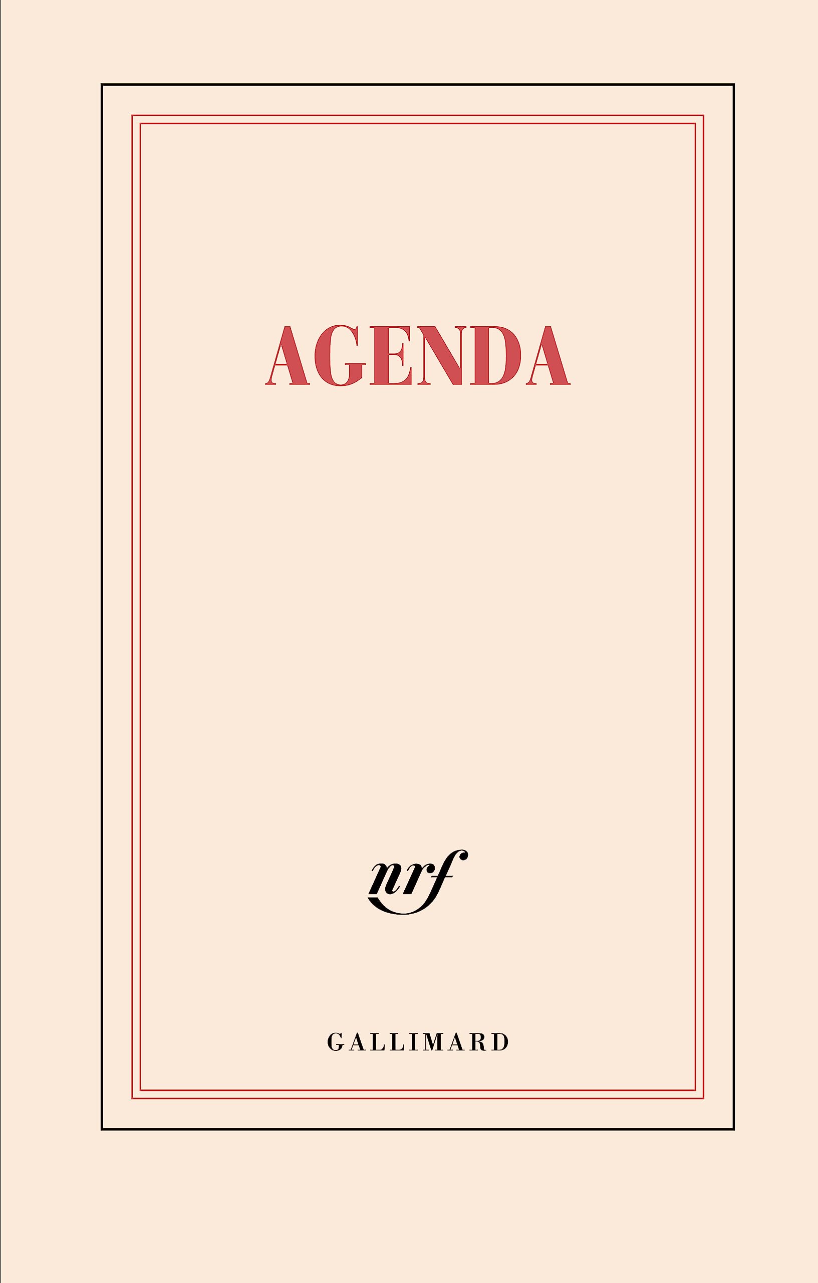 Agenda littéraire de janv. à déc. 2024 (papeterie) book