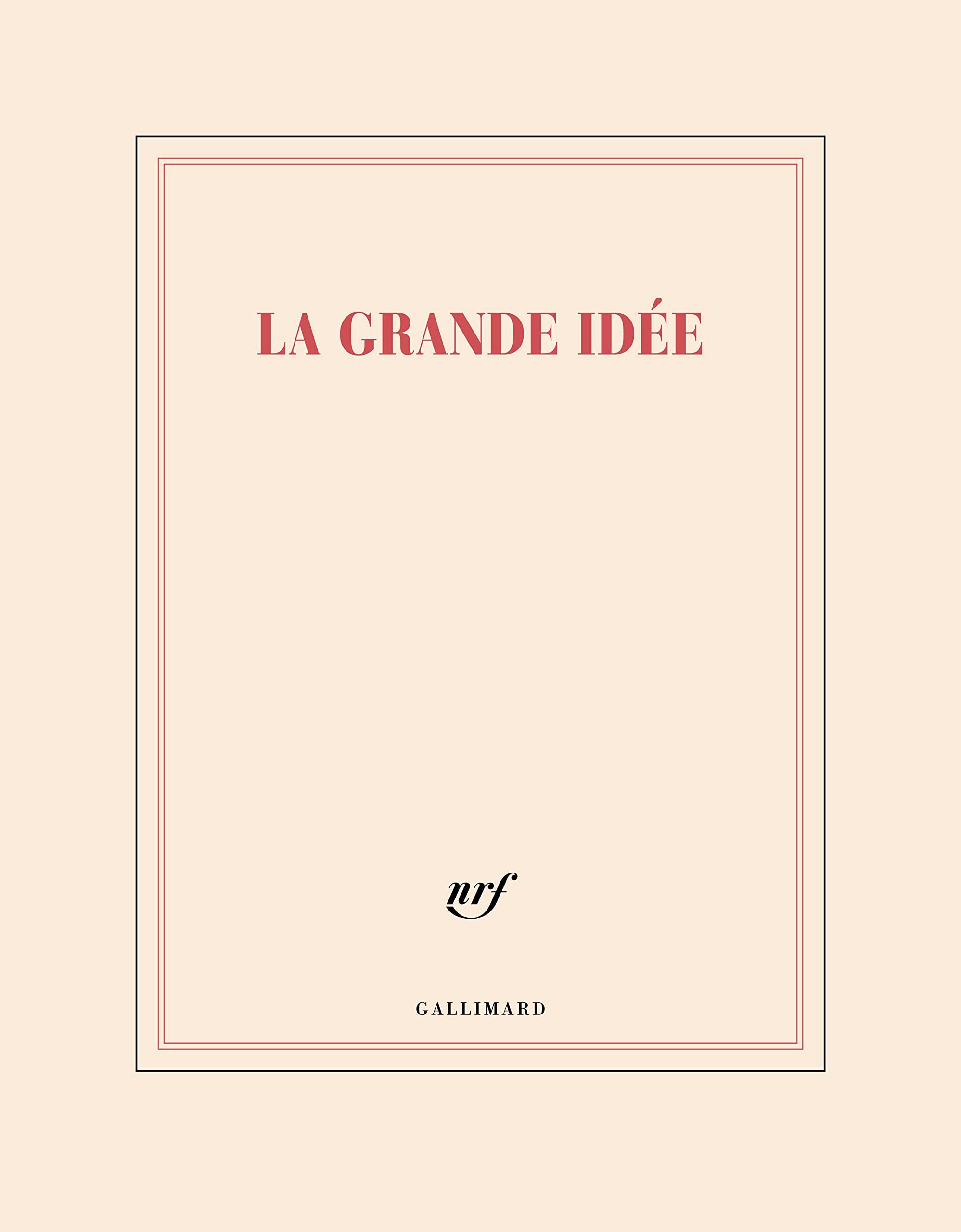 Carnet Grand format "La grande idée" (papeterie) book