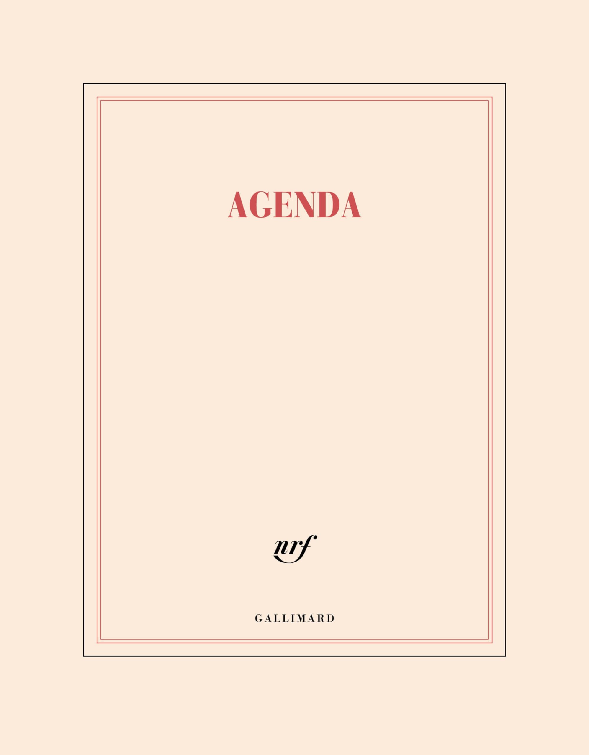 Agenda littéraire sept. 2024-déc. 2025 (papeterie) book