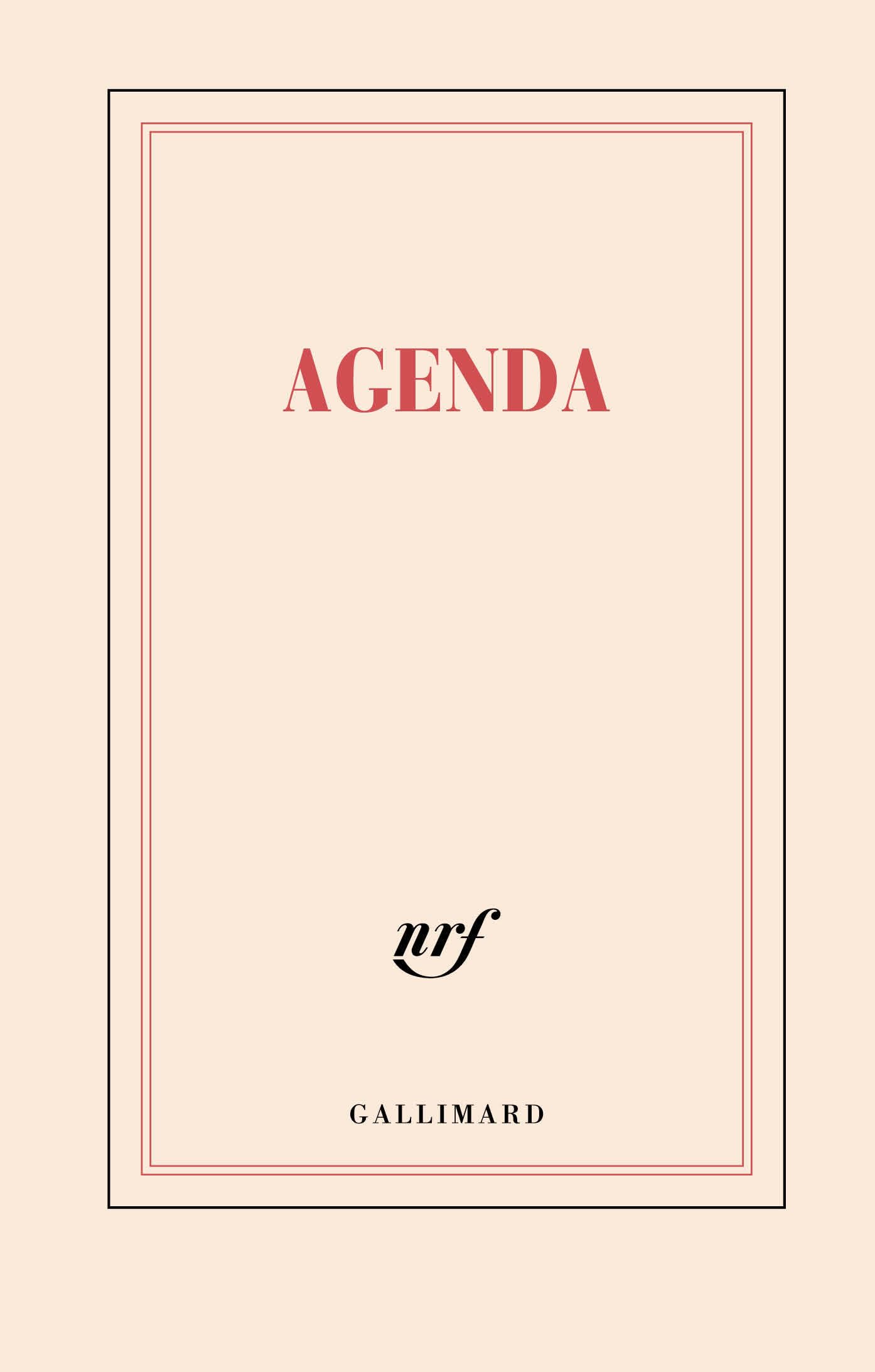 Agenda littéraire janv. à déc. 2025 (papeterie) book