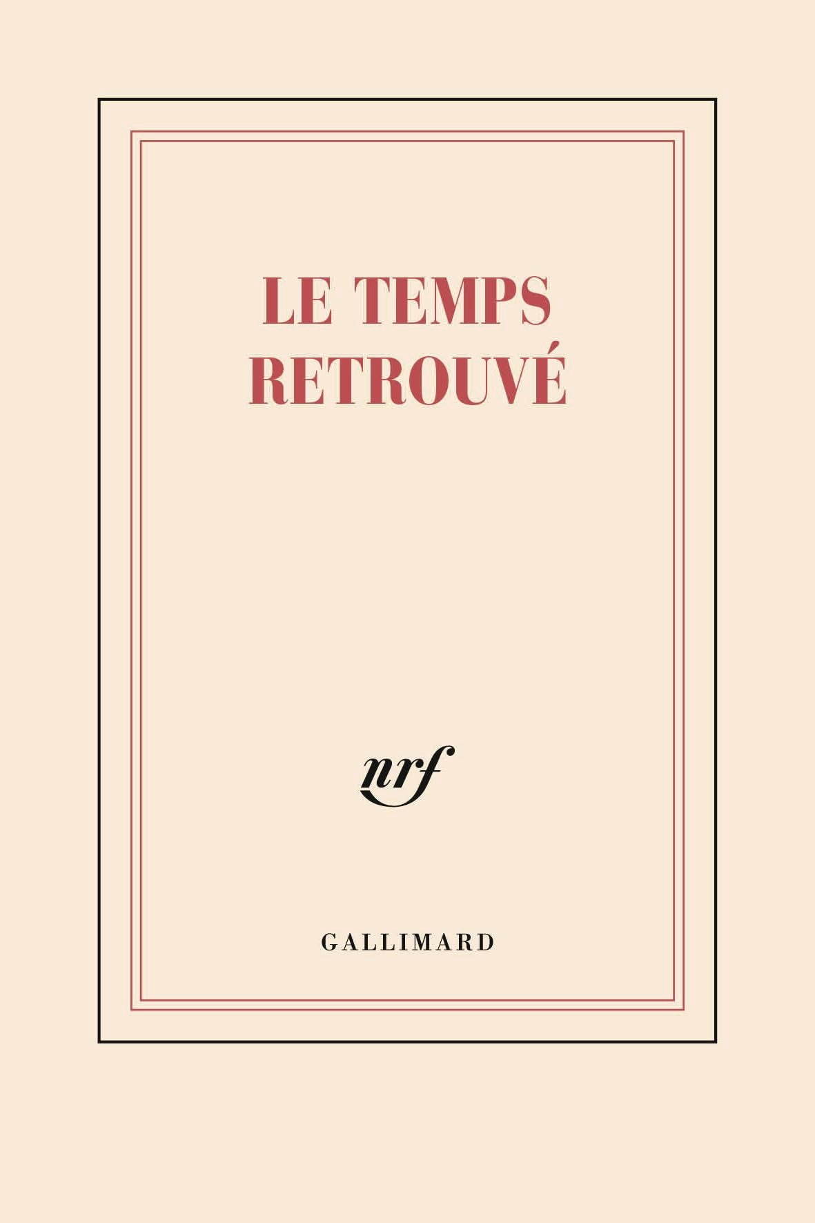 Bloc reporter "Le temps retrouvé" (papeterie) book