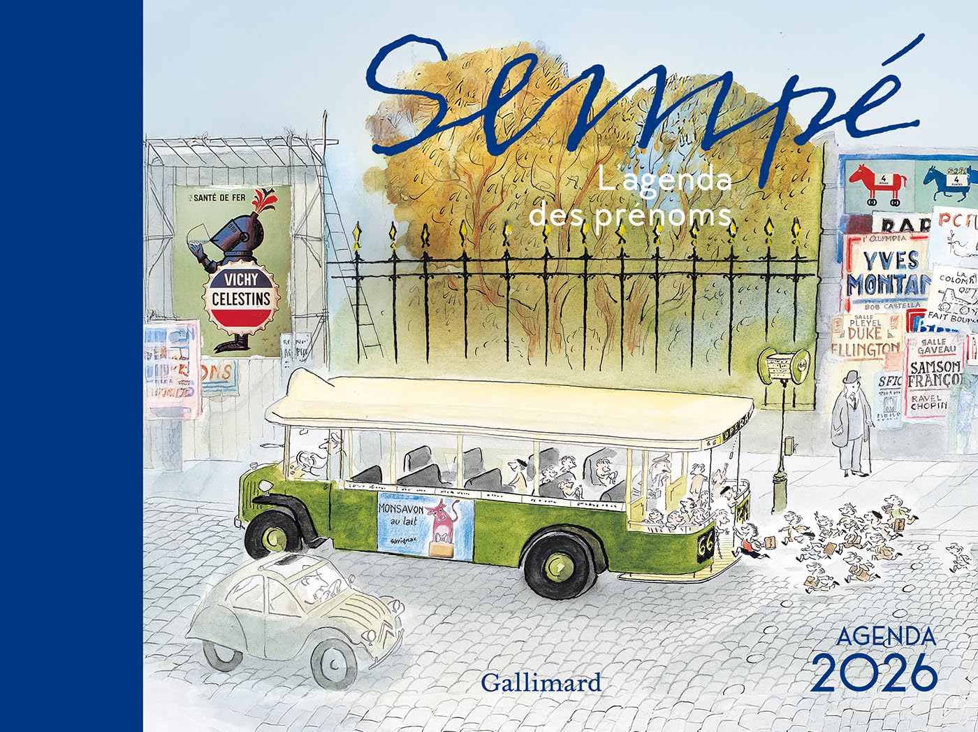 Agenda Sempé 2026: L'agenda des prénoms Leisure, Home & Garden