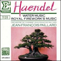 CD - Handel, Water Music - Jean-François Paillard Music