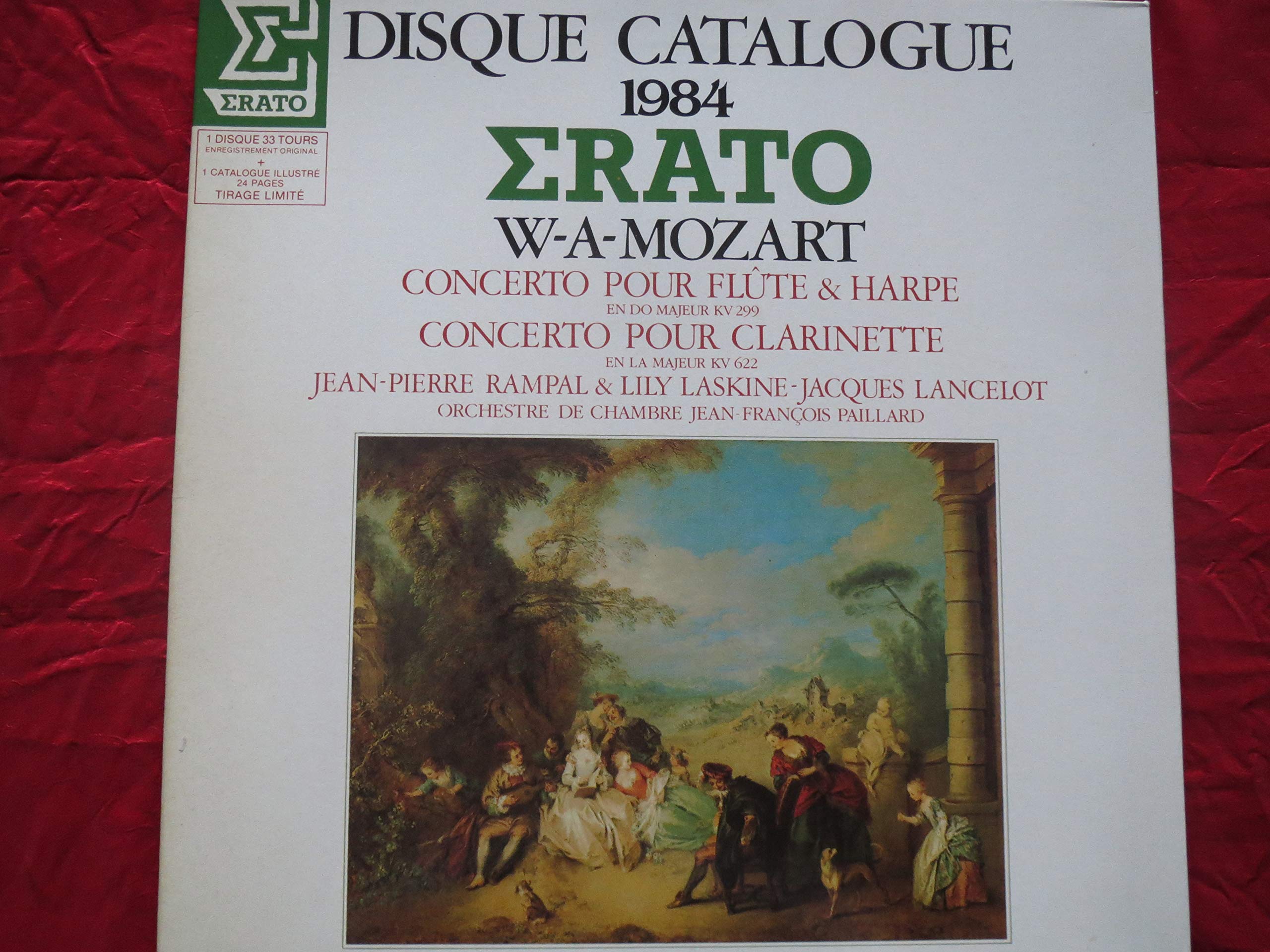 Concerto pour flute et harpe Concerto pour clarinette cd