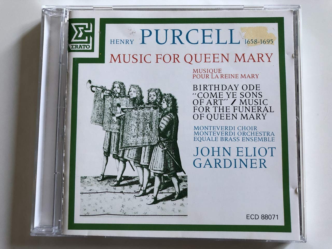 Henry Purcell - Music for Queen Mary: "Come, Ye Sons of Art", Ode for the Birthday of Queen Mary/Music for the Funeral of Queen Mary Music