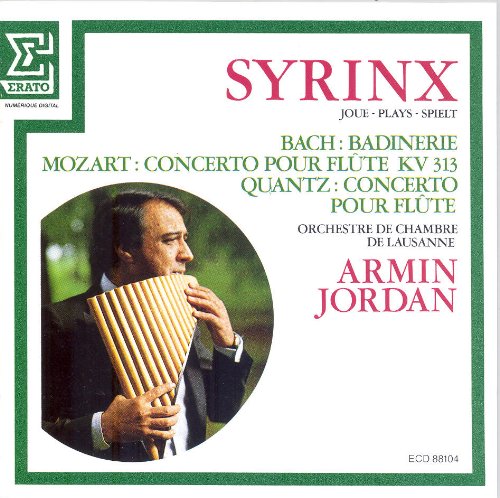 syrinx joue bach : badinerie, mozart : concerto pour flûte kv 313, quantz : concerto pour flûte Music
