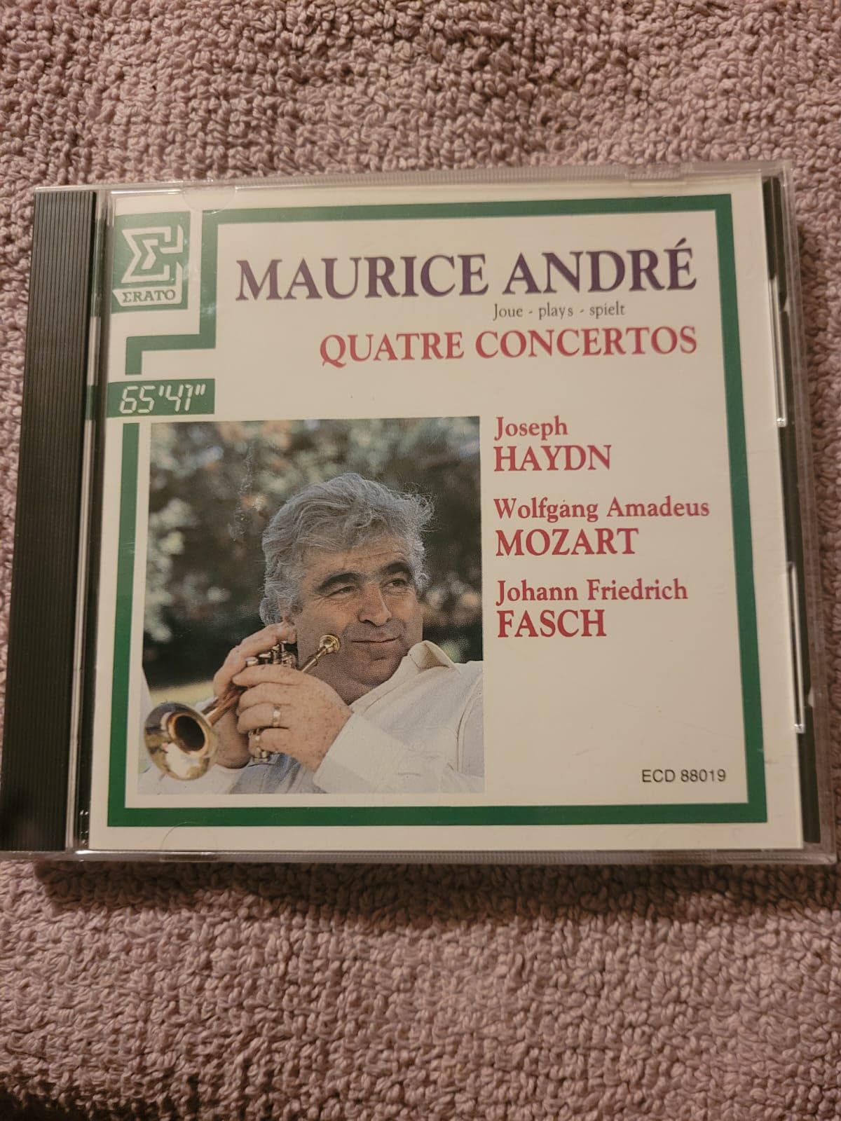 Maurice Andre & Hedwig Bilgram spielen: A. Vivaldi, J.B. Loeillet, J.L.Krebs, G.P. Telemann, R. Valentino, J. Bodin de Boismortier, Music