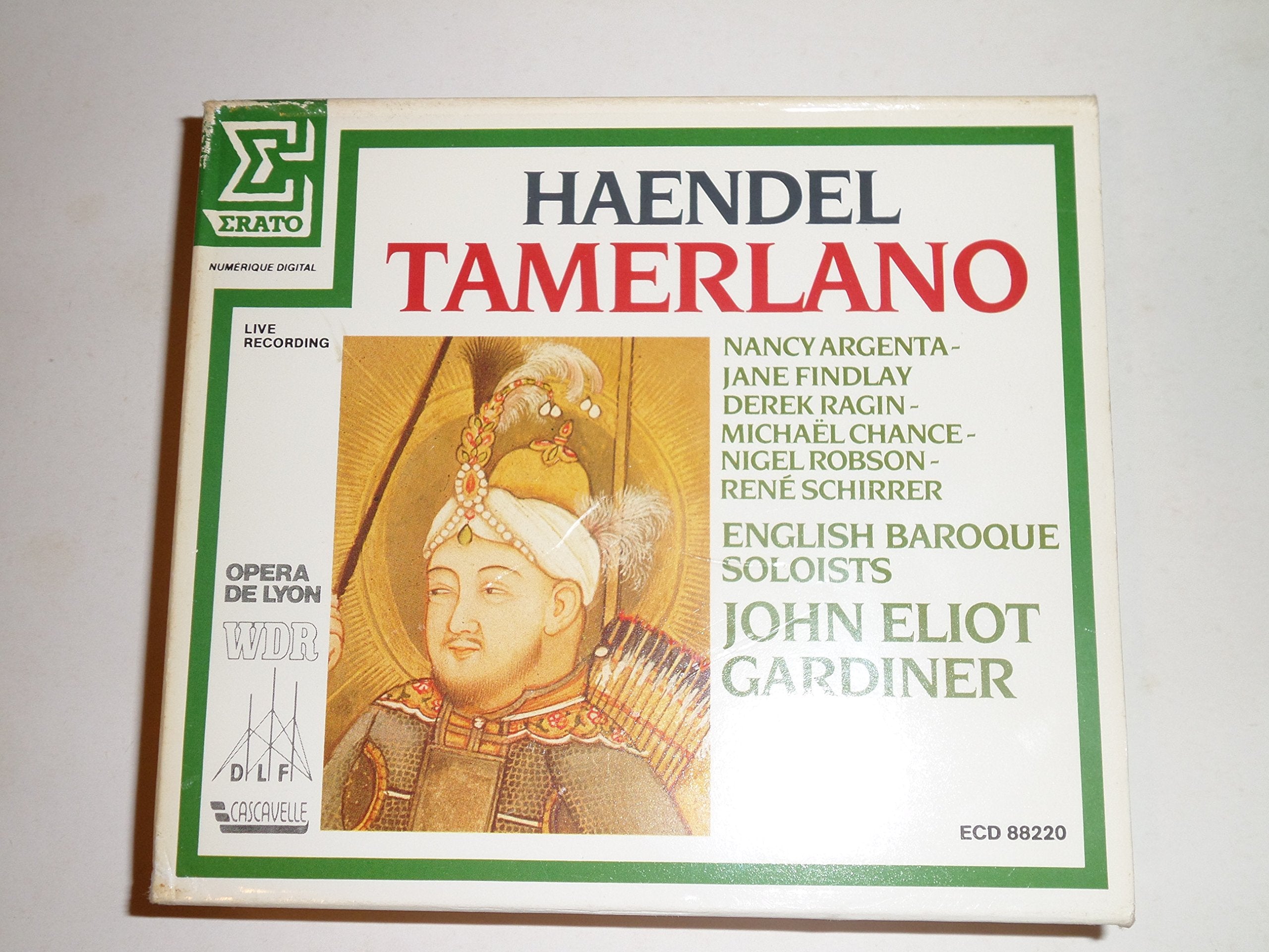 Haendel: Tamerlano John Eliot Gardiner; English Baroque Soloists Music