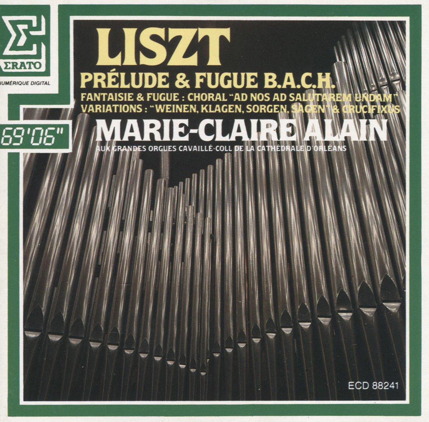 Franz Liszt: Marie-Claire Alain - The Great Organ Wor... CD Music