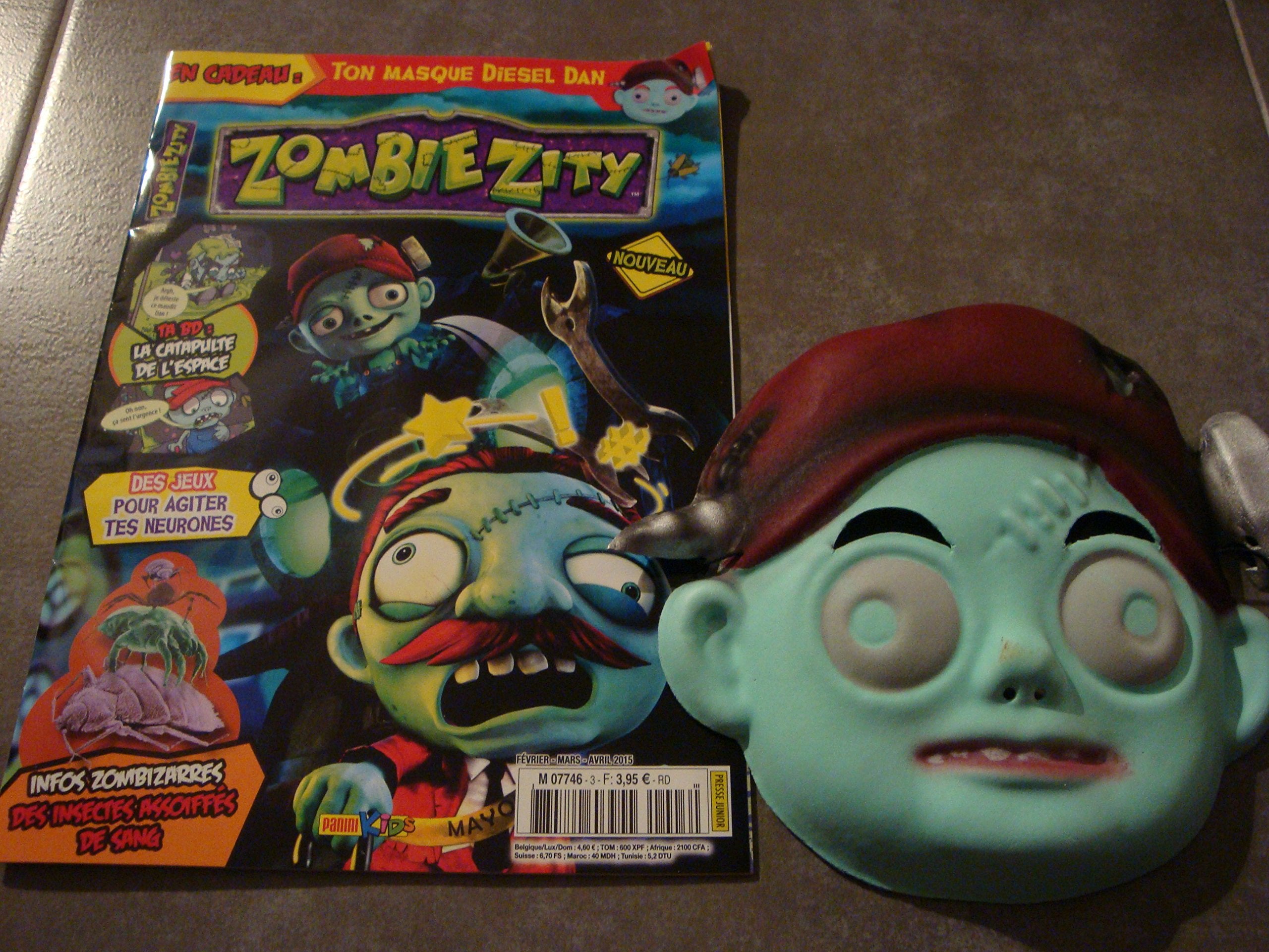 ZOMBIE ZITY N°3 !! "EN CADEAU : TON MASQUE DIESEL DAN" book