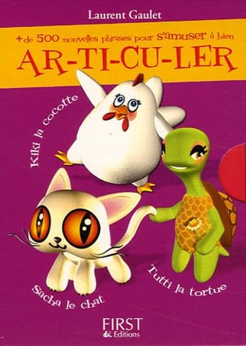 S'amuser à bien ar-ti-cu-ler Coffret en 3 volumes : Kiki la cocotte ; Sacha le chat ; Tutti la tortue Books