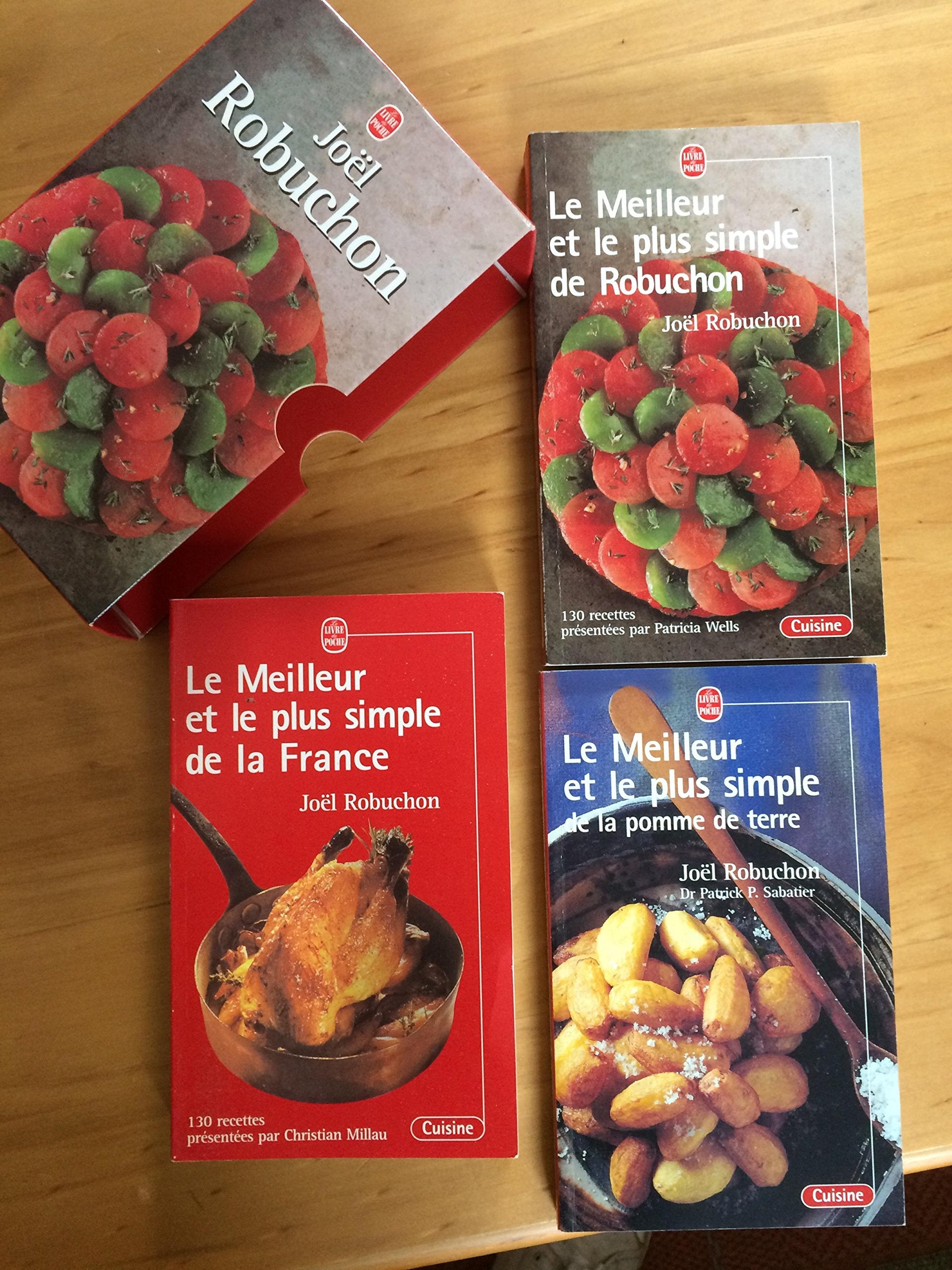 Joel Robuchon Coffret 3 Volumes : Le Meilleur Et Le Plus Simple De Robuchon. Le Meilleur Et Le Plus Simple De La France. Le Meilleur Et Le Plus Simple De La Pomme De Terre Books