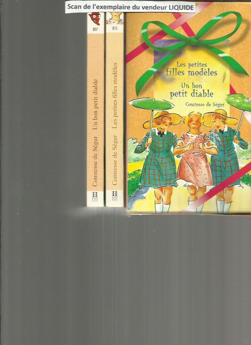 Coffret 2 Volumes - Un Bon Petit Diable Et Les Petites Filles Modèles - Bibliothèque Rose - Texte Integral- Illustrations De Felix Lorioux Et André Pécoud book