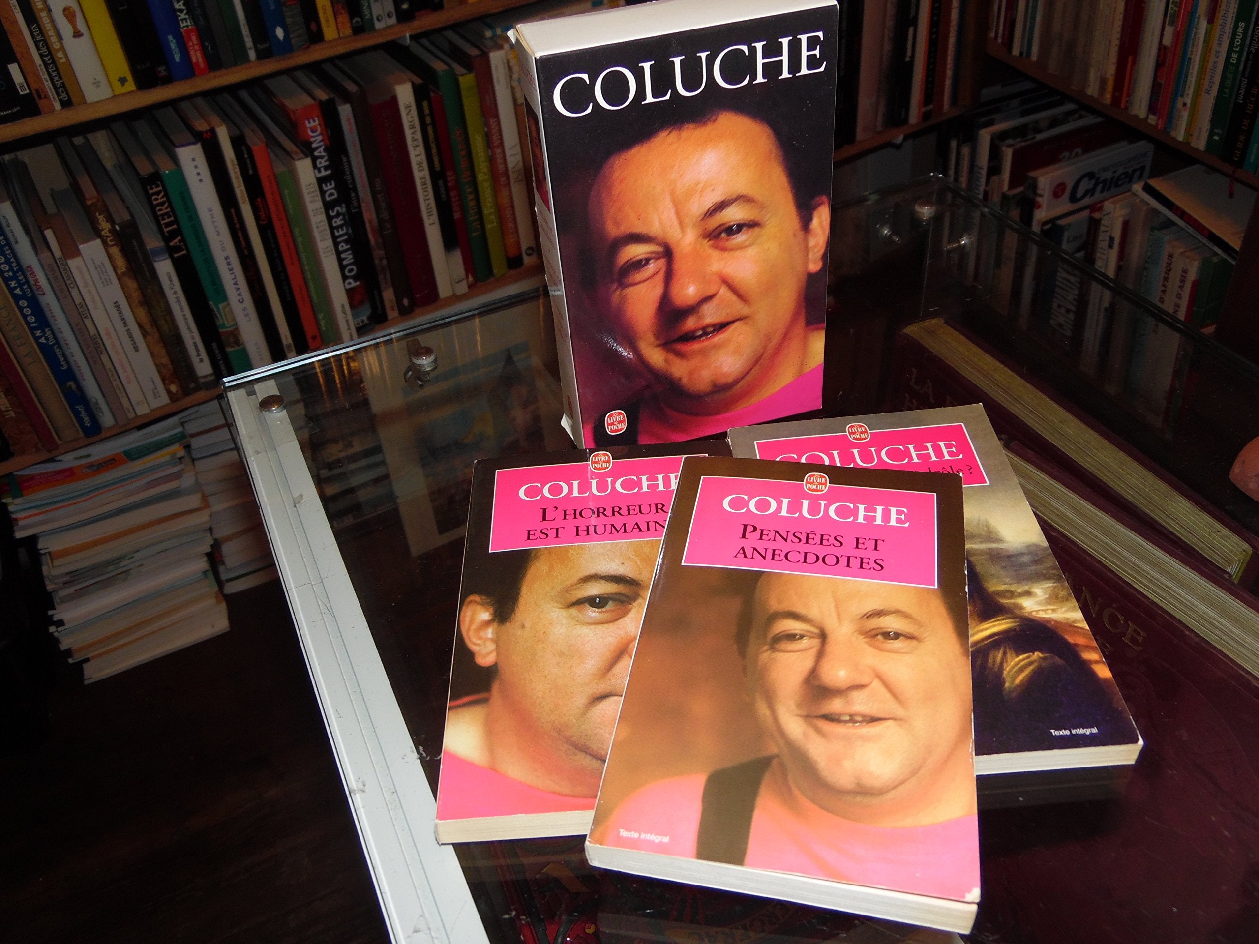 Coluche Coffret 3 Volumes : Pensees Et Anecdotes. L'Horreur Est Humaine. Et Vous Trouvez Ca Drole ? Books