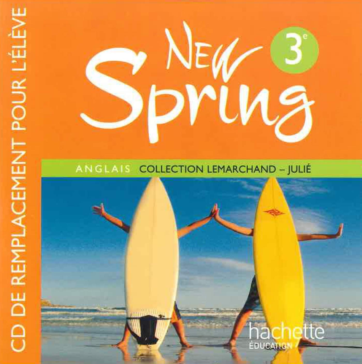 New Spring 3e LV1 - Anglais - Pack de 10 CD audio élève de remplacement - Edition 2010 cd