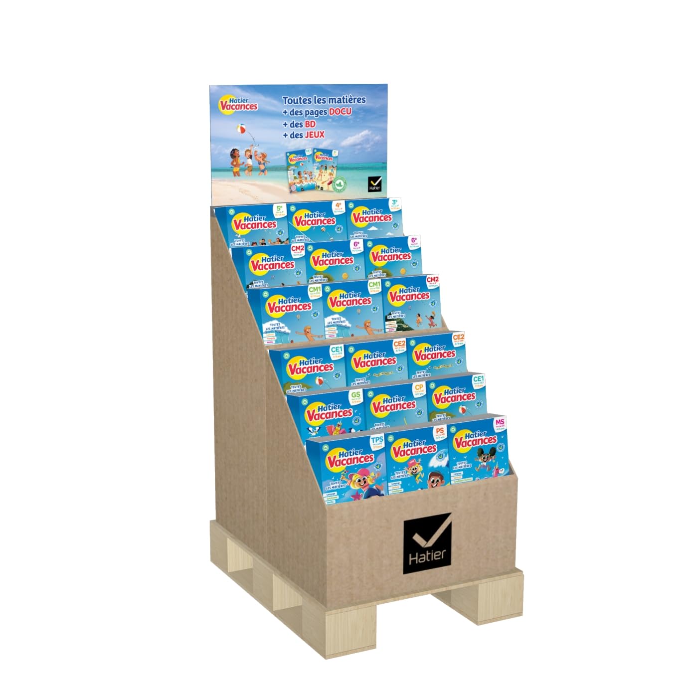 Grand box Hatier Vacances 300 ex book