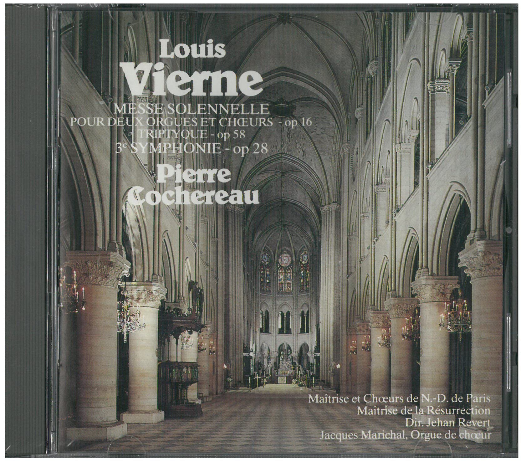 Louis Vierne Messe solemnelle, 3. Symphonie, Triptyque, Pierre Cochereau Music
