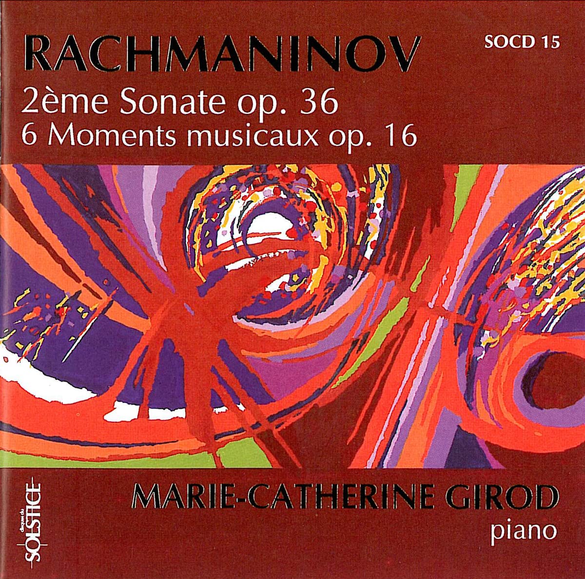 Rachmaninoff Serge-2ème Sonate, 6 Moments Musicaux cd
