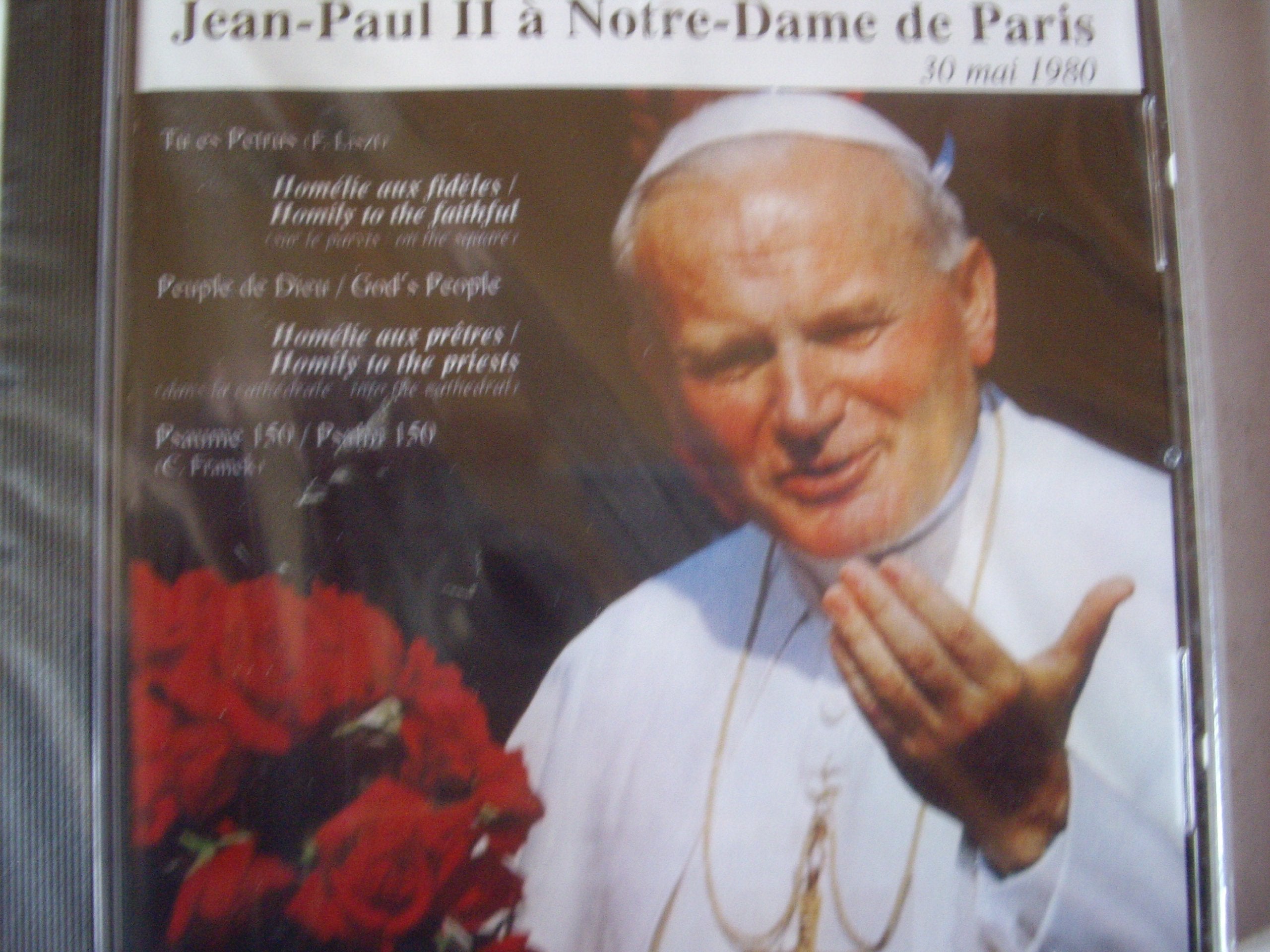 Jean-Paul II A Notre-Dame De Paris: 30 Mai 1980 cd