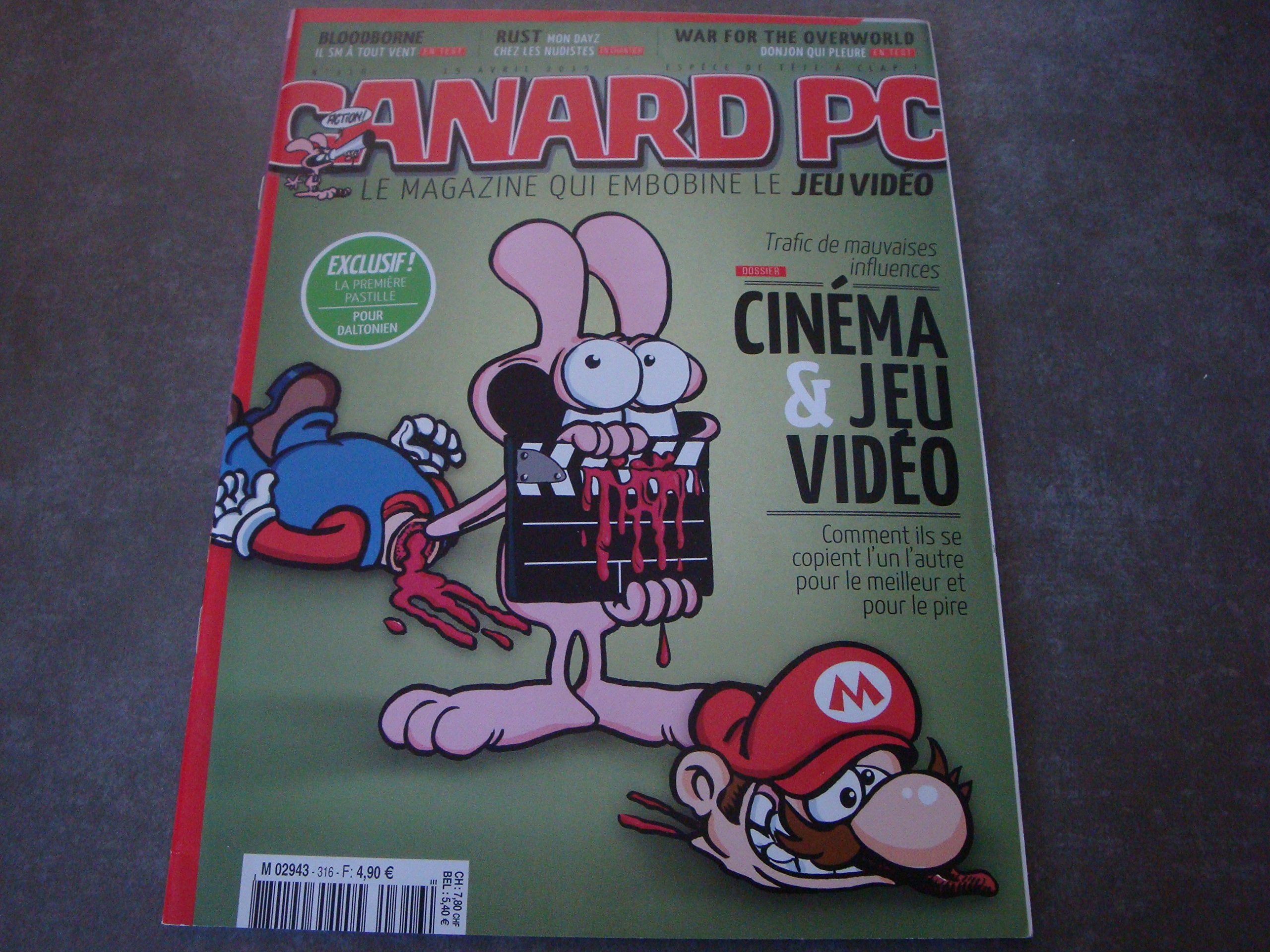 CANARD PC LE MAGAZINE QUI EMBOBINE LE JEU VIDÉO N°316 book