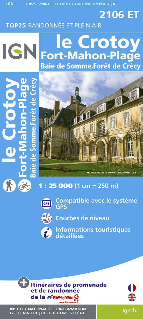 Carte de randonnée : Le Crotoy - Fort Mahon Plage book