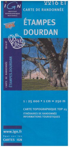 Carte de randonnée : Étampes - Dourdan Geology & Geography