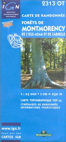 Carte de randonnée : Forêts de Montmorency Geology & Geography