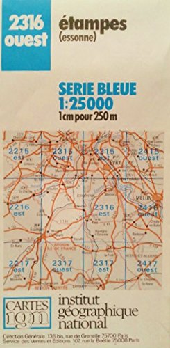 2316et milly la foret malesherbes (Série Top 25) Maps & Plans