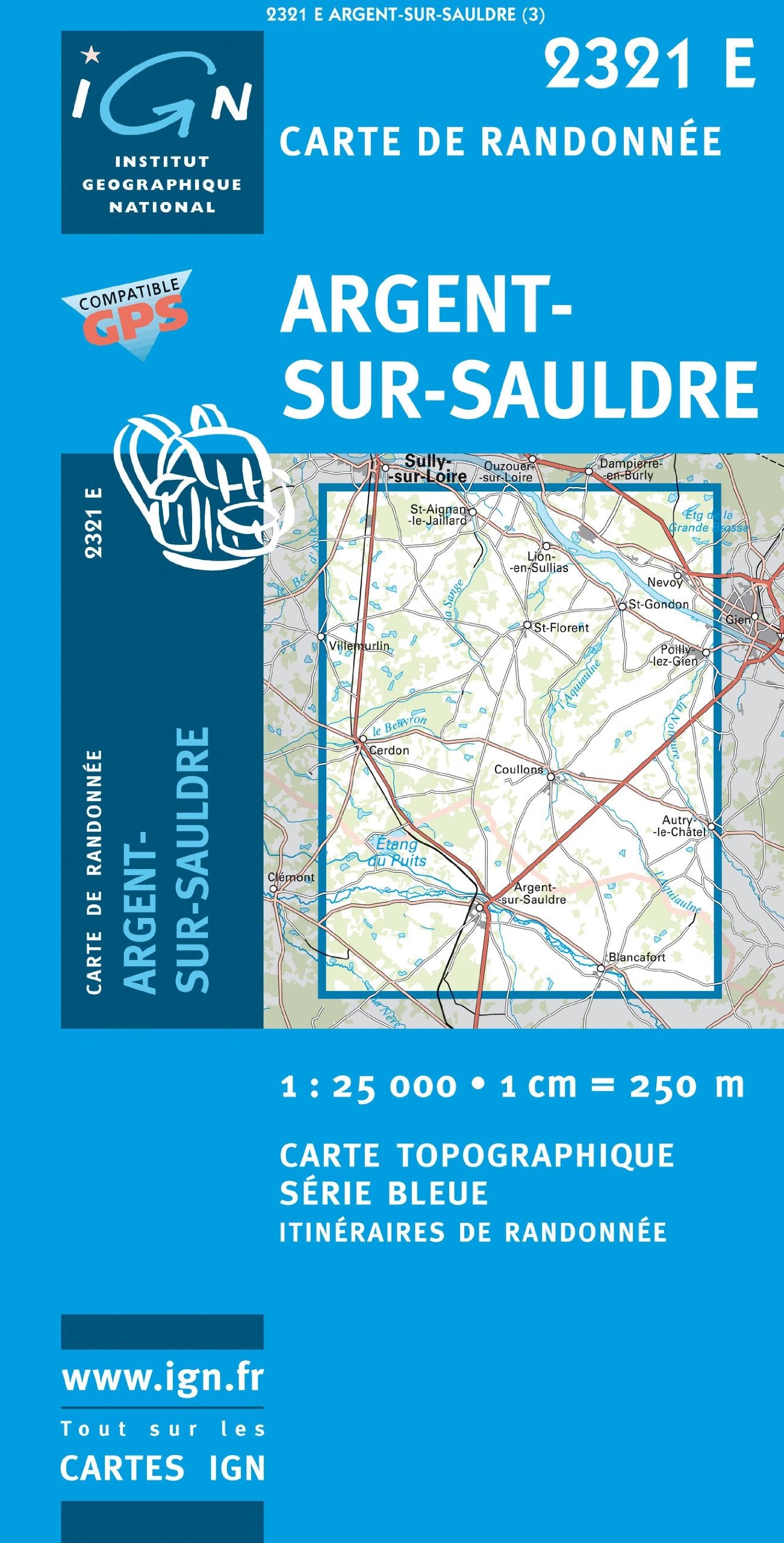Carte de randonnée : Argent-sur-Sauldre Geology & Geography