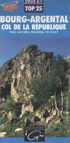 Carte de randonnée : Bourg-Argental - Col de la République book