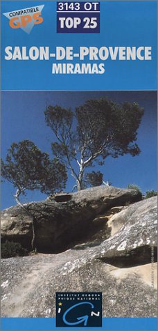Carte de randonnée : Salon-de-Provence - Miramas (Série Top 25) Geology & Geography