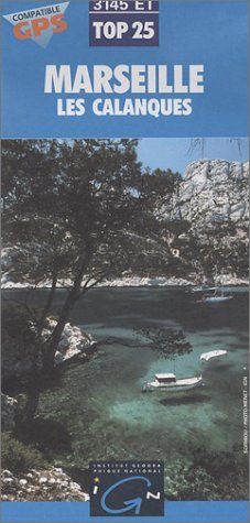 Carte de randonnée : Marseille - Les Calanques Geology & Geography