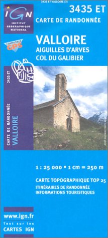Carte de randonnée : Valloire (Série Top 25) Geology & Geography