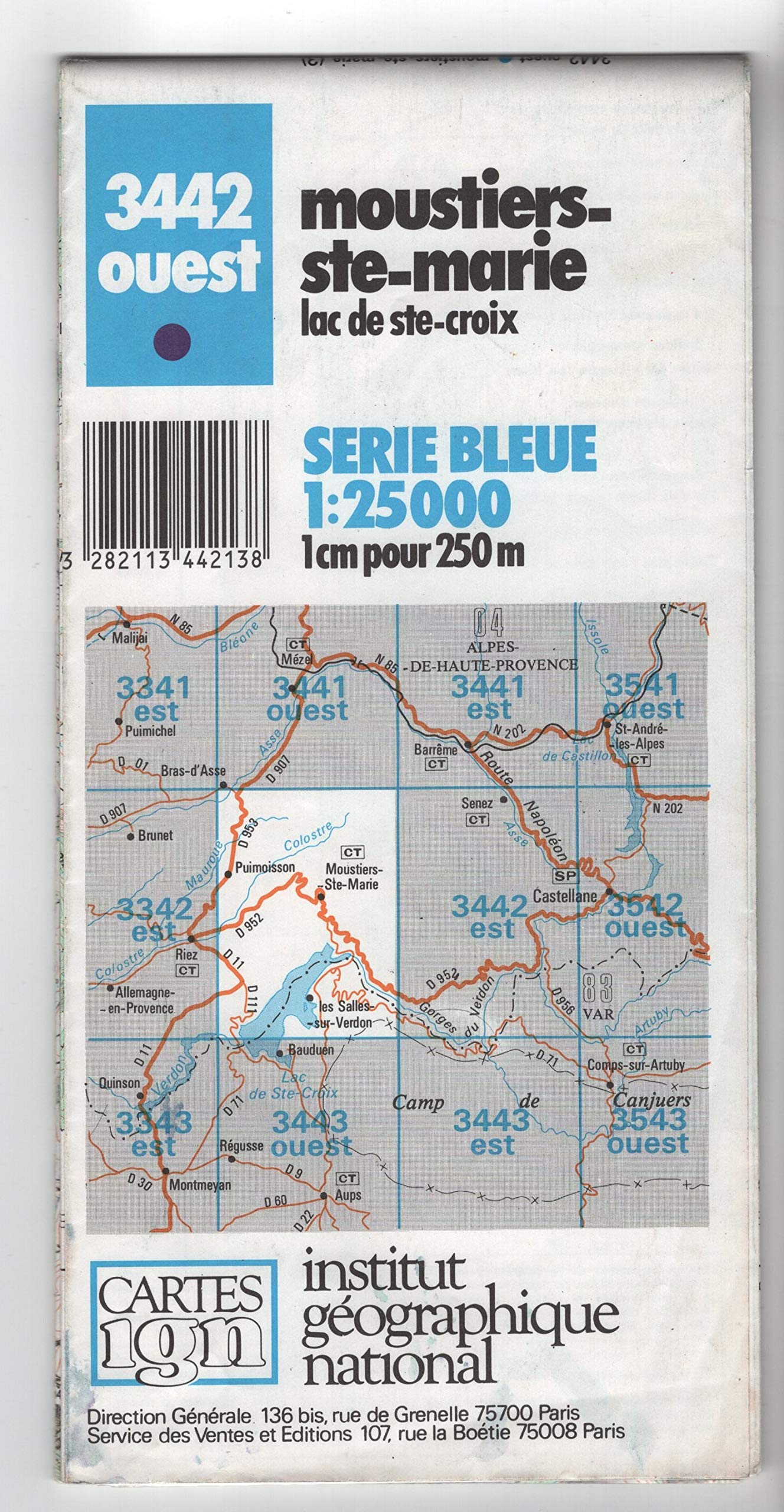 3442o moustiers sainte marie -3e ed (Série Bleue) Books