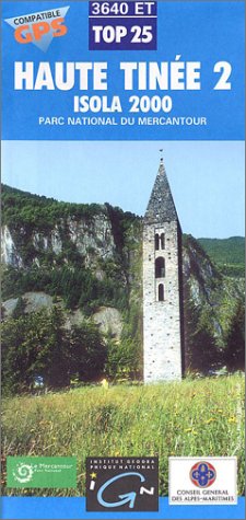 Carte de randonnée : Haute-Tinée 2 book