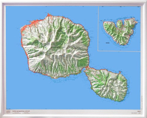 Tahiti. Carte Relief n° 60104 book