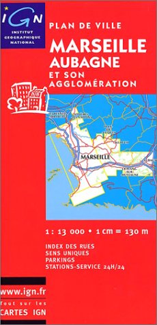 Plan de marseille/aubagne avec livret (Plans de Villes) Books