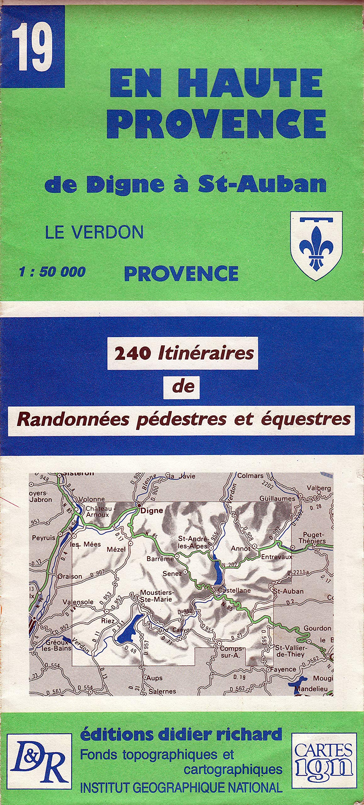 Haute-provence/verdon (Cartes de Randonnées) Books