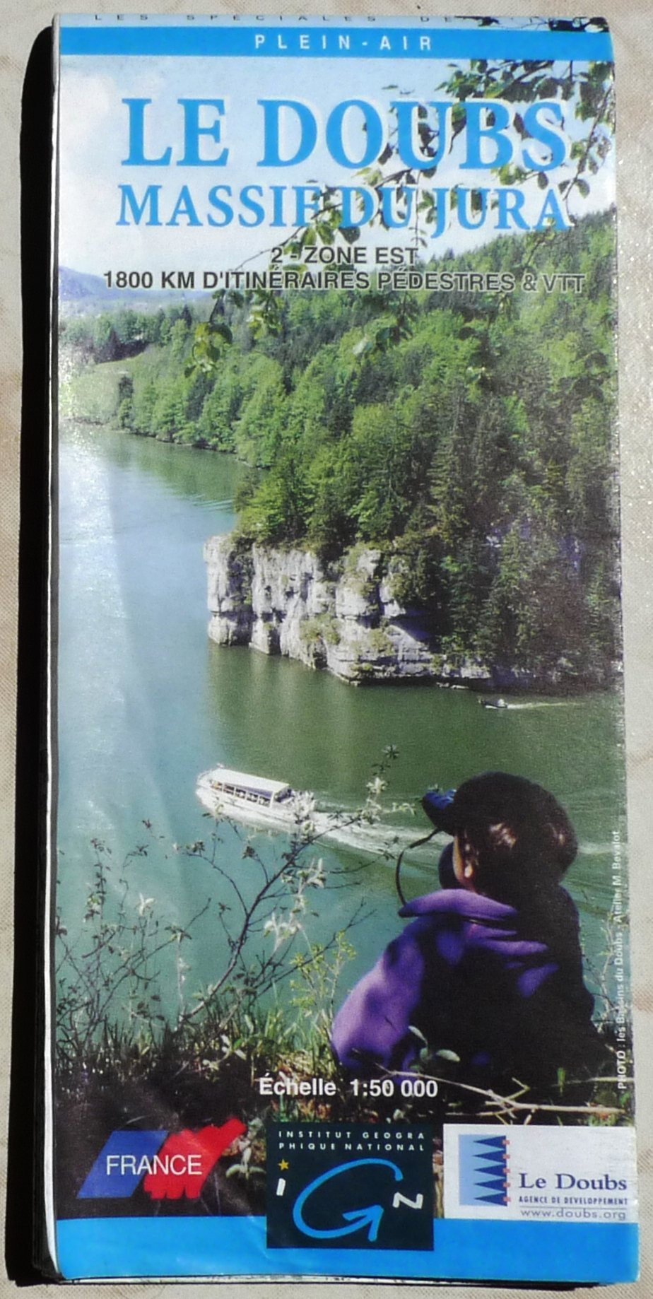 82014 Le Doubs/Massif Du Jura N°2 1/50.000 book