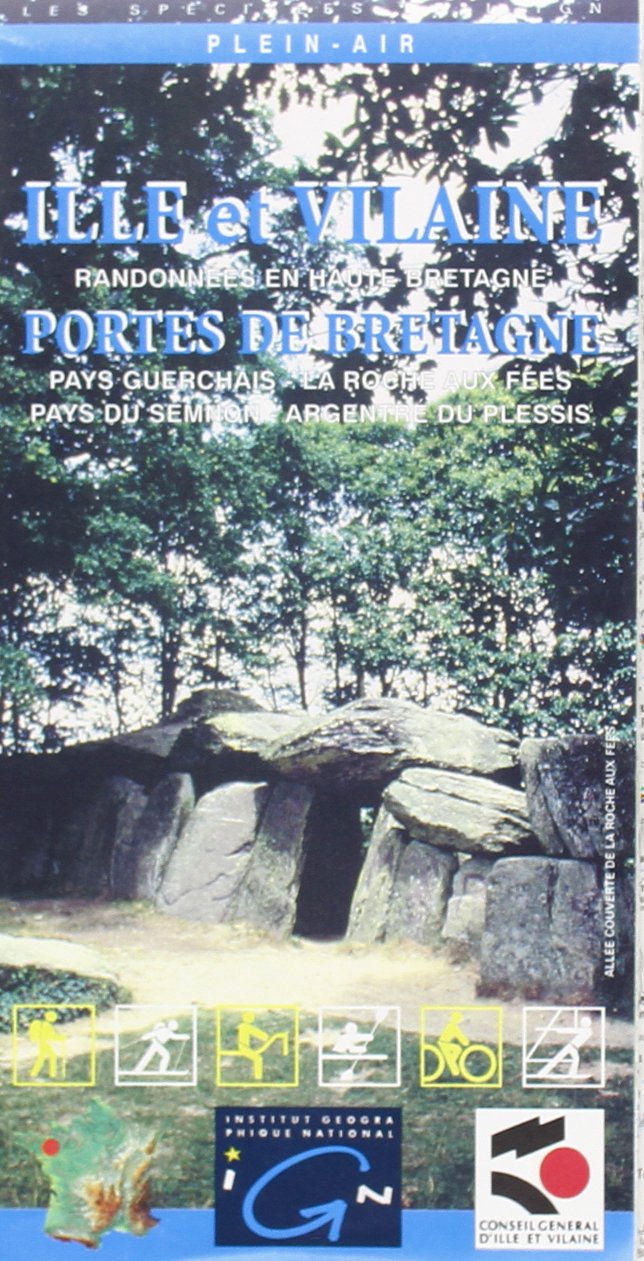 82027 ILLE ET VILAINE N°8 1/50.000 (Loisirs de Plei) Geology & Geography Books