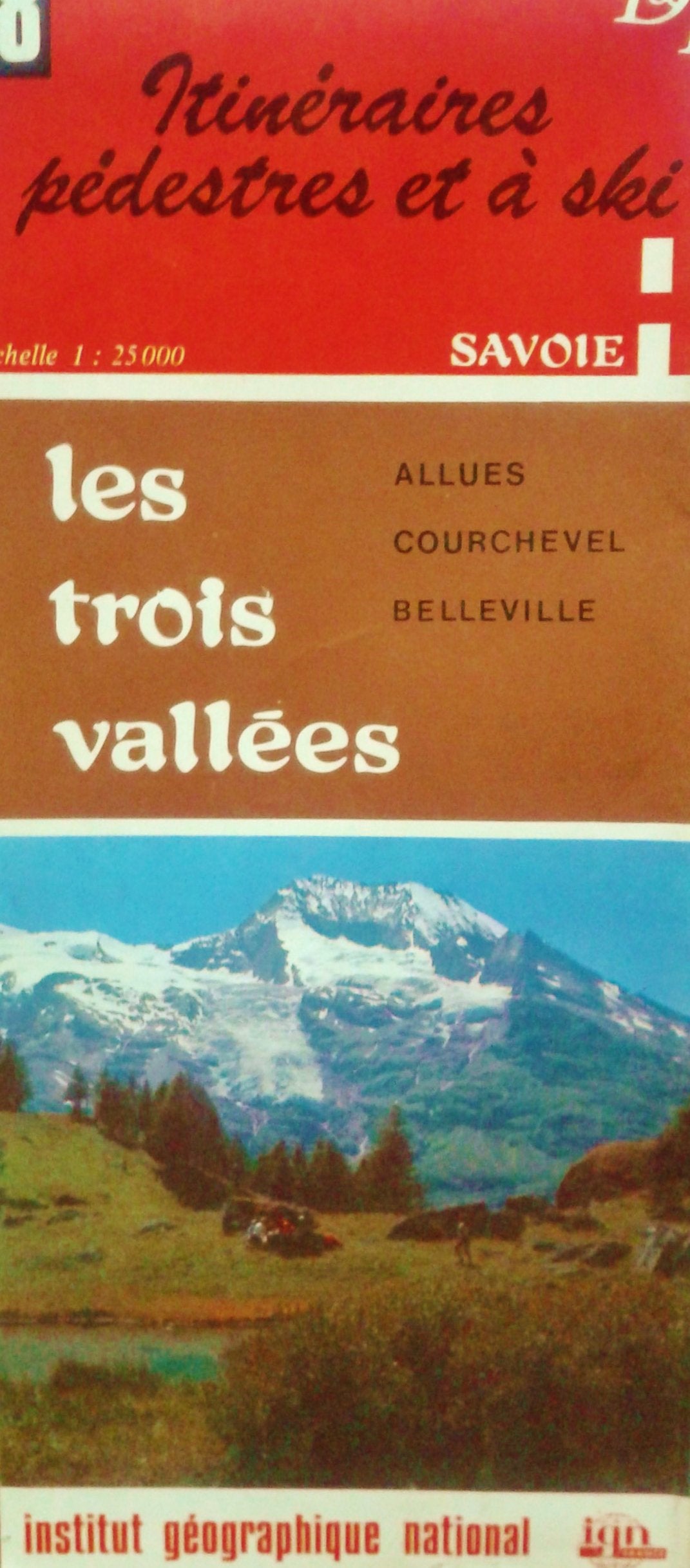 Carte de randonnée Savoie, les trois vallées : Allues, Courchevel, Belleville - Echelle 1: 25 000 Professional & Reference Books