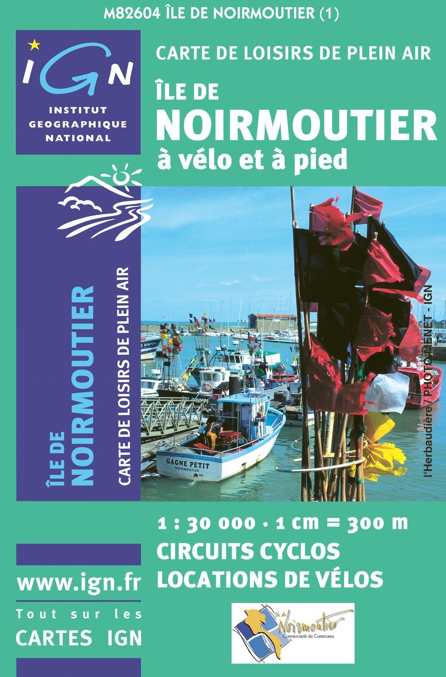 M82604 Mini ILE DE NOIRMOUTIER A Velo ET A PIED 1/30.0 Maps & Plans