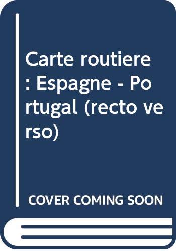 Carte routière : Espagne - Portugal (recto verso) book