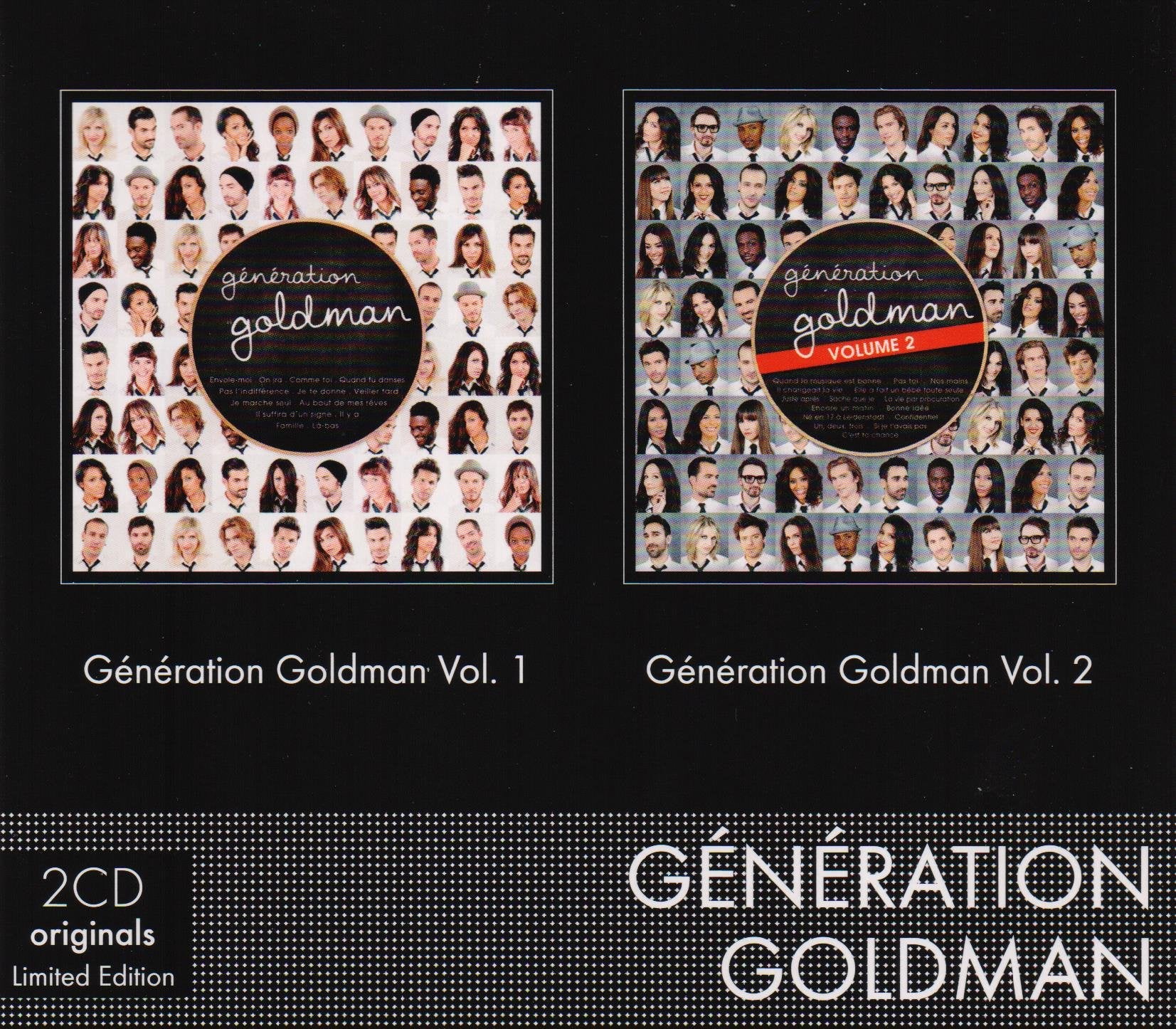 Coffret 2 CD (Génération Goldman Vol 1 & Génération Goldman Vol 2) Music