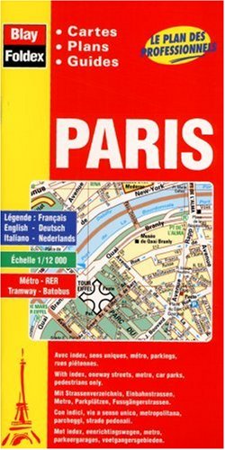 Plan de ville : Plan de Paris (avec index et légende en 5 langues) Maps & Plans
