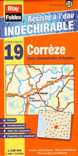 19 corr ze carte administrative et routi re Maps & Plans