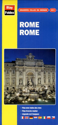 Plan de ville touristique : Rome, N° 401 (avec un index) book